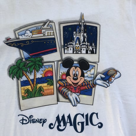 USA製DISNEY MAGIC ⛴プリントTシャツ
