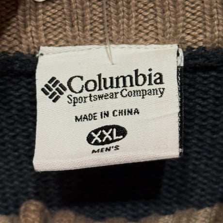 Columbia ハーフジップニット