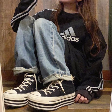 adidasビッグサイズロンT