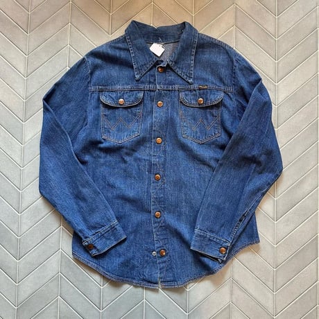 70年代Wrangler デニムシャツ