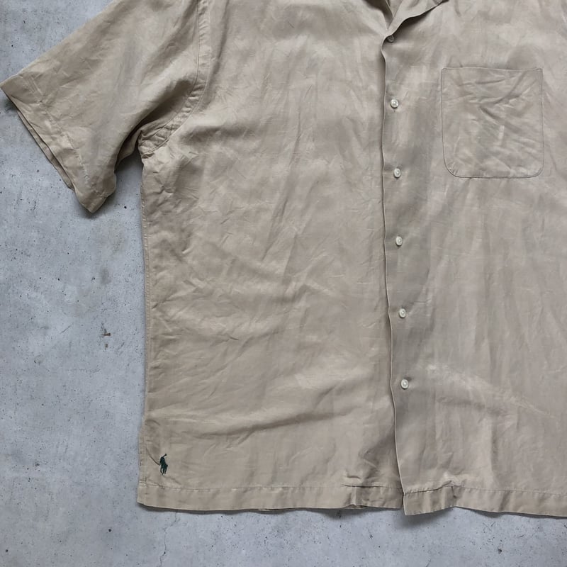 Ralph Lauren 半袖無地シャツ 〝CALDWELL〟XL | CUSTOM FEVER