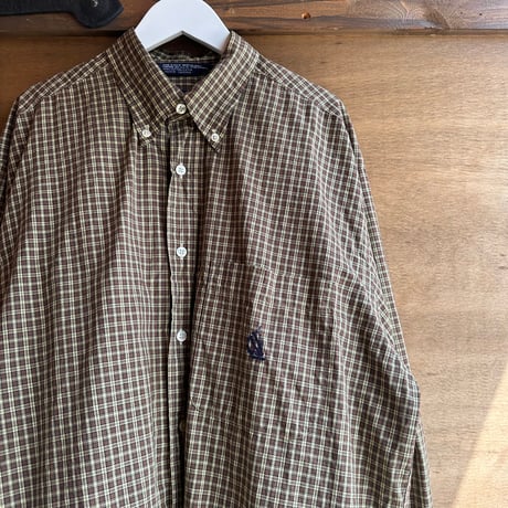 90s USA製 NAUTICA チェックシャツ