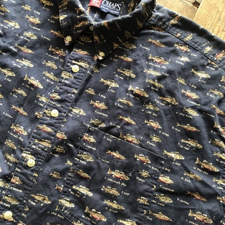 CHAPS RALPHLAUREN 魚柄シャツ