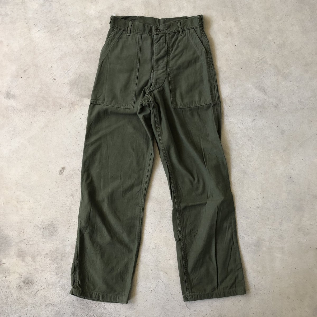 50s60sビンテージ USARMY ベイカーパンツ アジャスター付 SMALL 60's U.S.ARMY Side Adjust Baker Pants SMALL 60年代 ベイカー