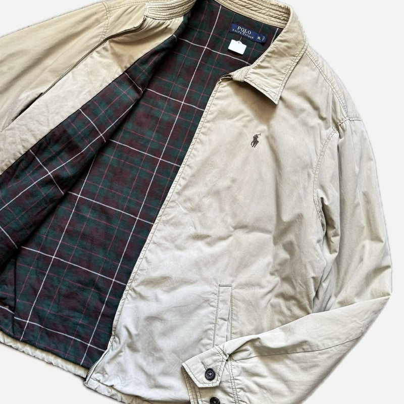 『Polo by Ralph Lauren』(XL) スウィングトップ POLO Ralph Lauren 中綿入りコットンスウィングトップ XL