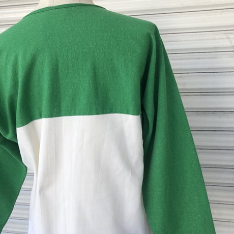 70's ラッセル7部袖ヘンリーネックTシャツ