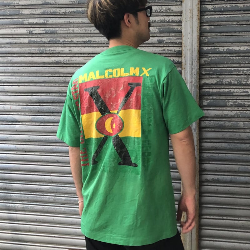 90's Malcom X プリントTシャツ | CUSTOM FEVER 90's Malcom X プリントTシャツ | CUSTOM FEVER