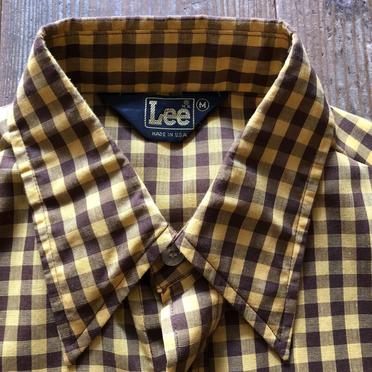 Lee(USA)ビンテージコットンQSチェックシャツ