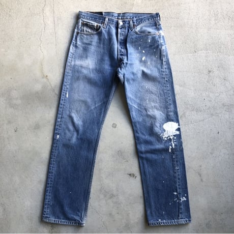 90's〜Levi's501  W34 淡色 ペンキ