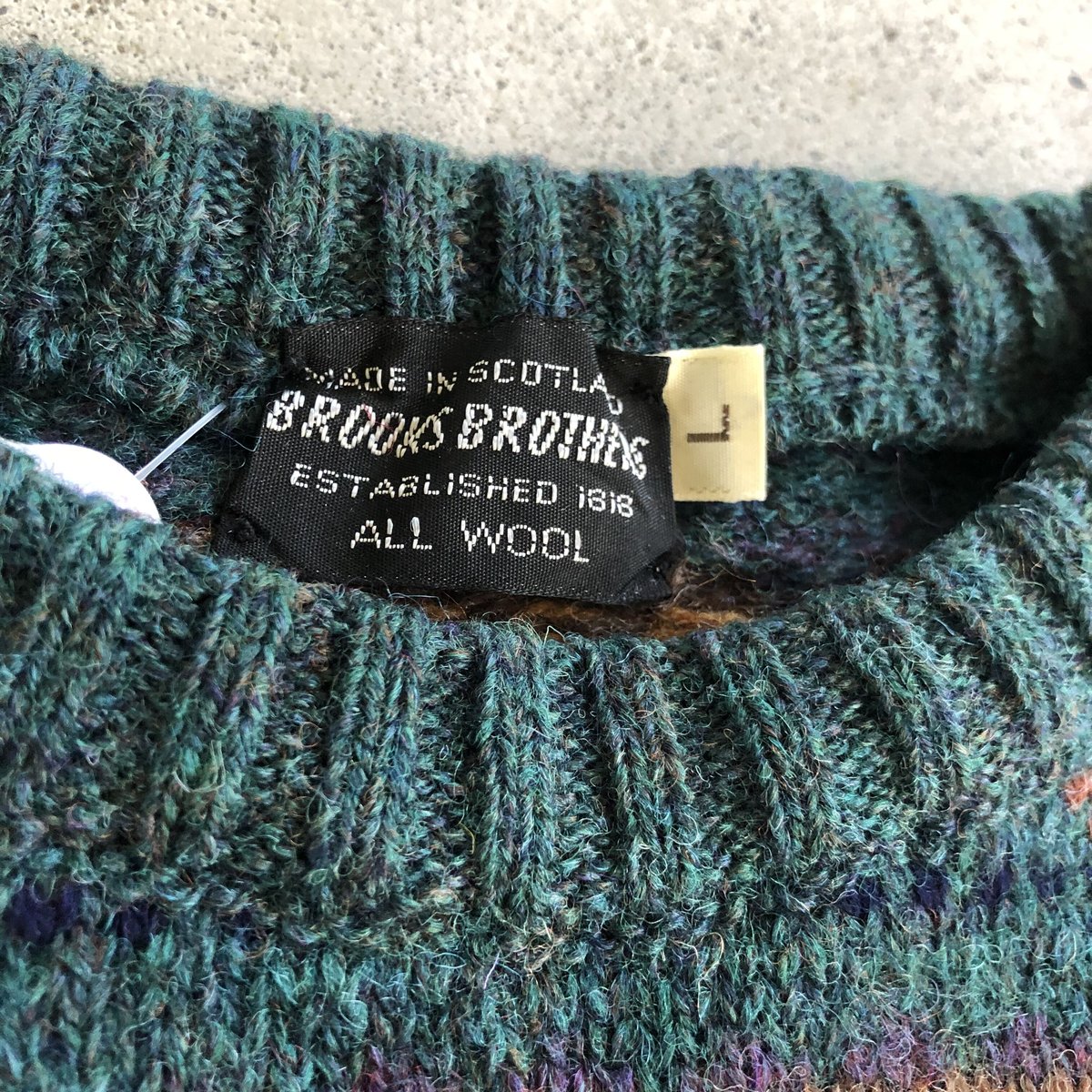 BrooksBrothers フェアアイルニットセーター | CUSTOM FEVER BrooksBrothers フェアアイルニットセーター | CUSTOM FEVER