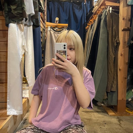 Champion ショート丈Tシャツ