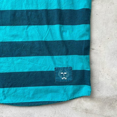 ブルーボーダーTシャツ