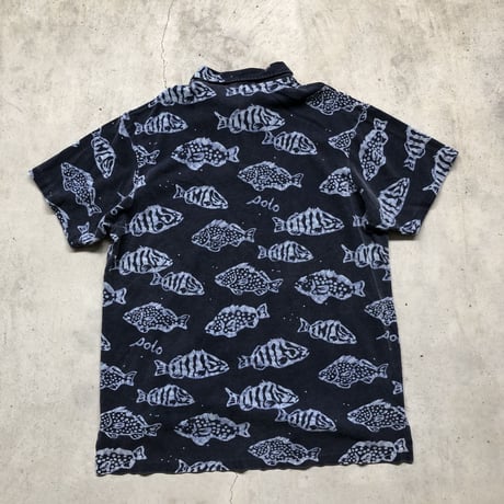 POLO SPORT 半袖魚柄ポロシャツ