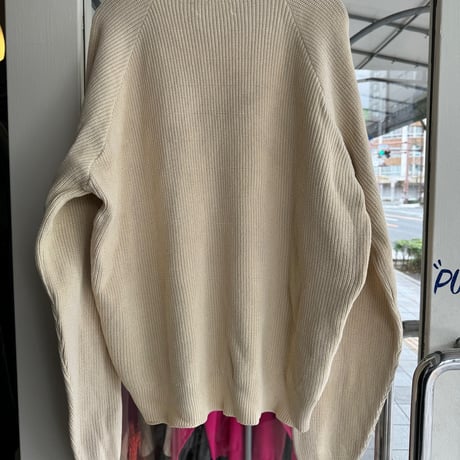 80's L.L.beanコットンニットセーター  XL