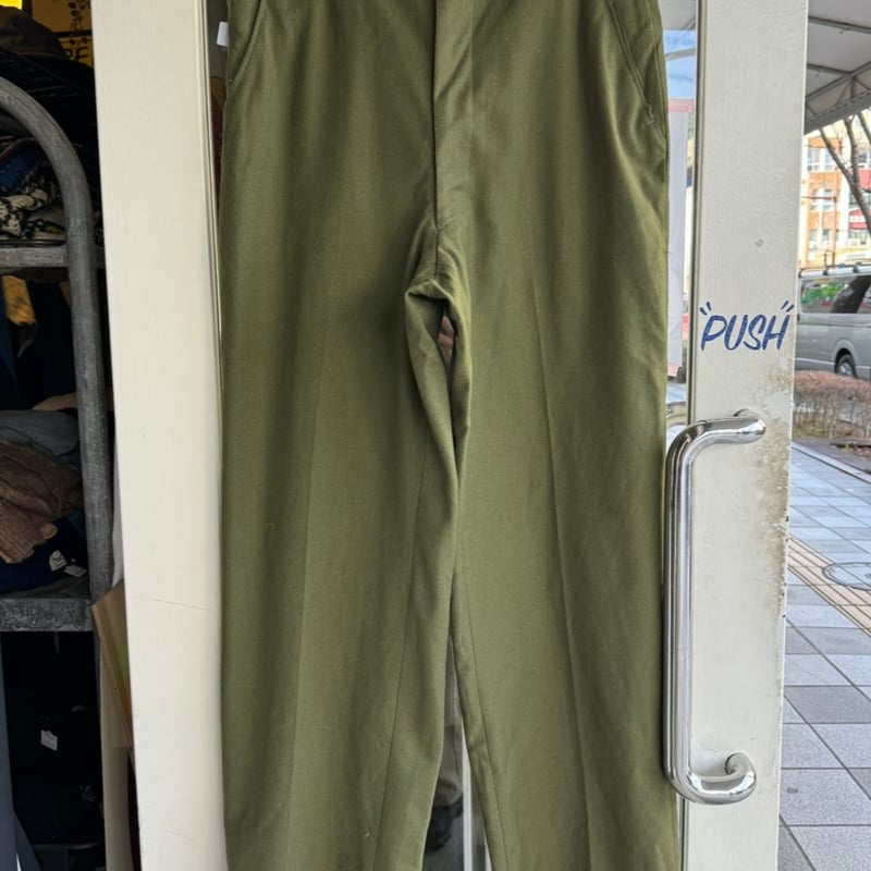 50's アメリカ軍 M-51 ウール フィールド トラウザーズ S-SHORT 太めのシルエットが新鮮！【アメリカの軍服】陸軍M51ウール