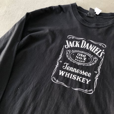 JACK DANIEL'S  袖プリントロンT 2XL