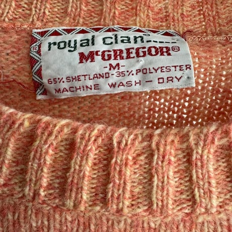 royal clan McGREGOR ウールニットセーター