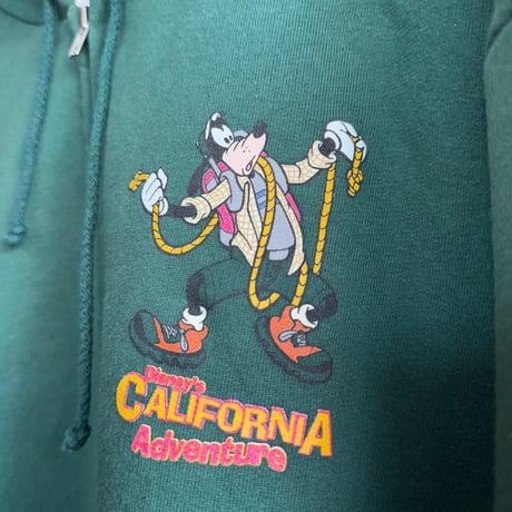 90's USA製Disneyキャラジップフーディ XL