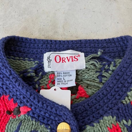 ORVIS バードニットカーディガン