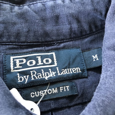 Ralph Lauren リネンシルク混 半袖シャツ