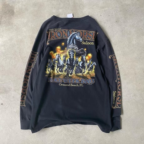 USA製ヘンリーネックロンT
