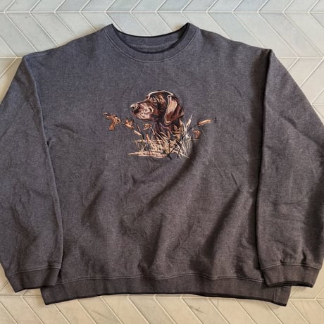 アニマル刺繍スウェット