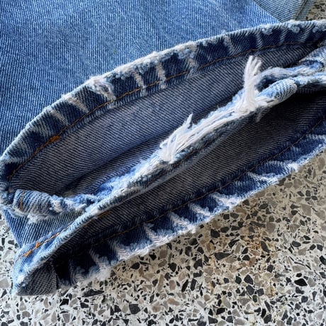 80'sUSA製 Levi's505  W32×L30 クラッシュデニム