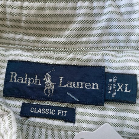RalphLaurenストライプシャツ