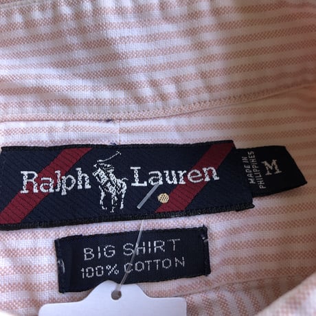 Ralph Lauren ストライプシャツ 〝BIG SHIRT〟  M