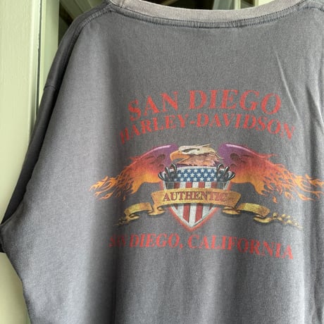 USA製HARLEY DAVIDSON 両面プリントTシャツL