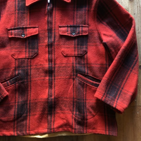 60's〜melton ウールハンティングジャケット