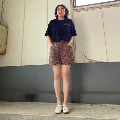 USA製花柄ショーツ