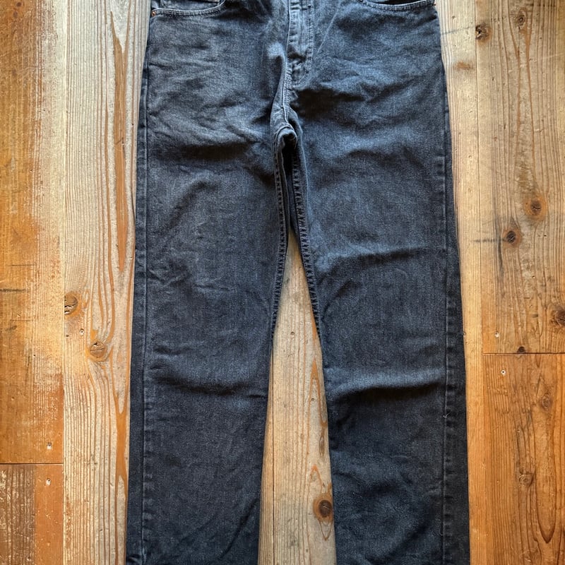 リーバイス550激似RUSTLERブラックデニムw34l32 Levi's 550】W34×L32 Denim Jeans リーバイス 550 ブラック