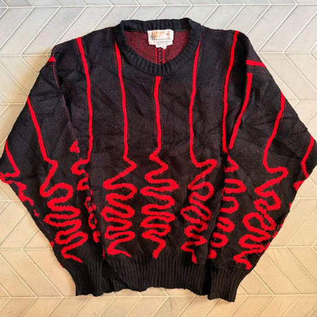 vintage USA製 デザインニット
