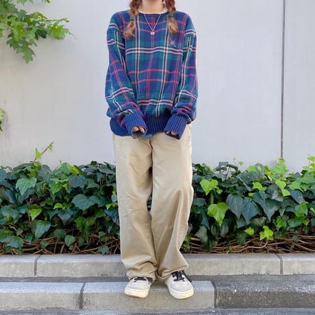 POLO Ralph Lauren チェックコットンニット