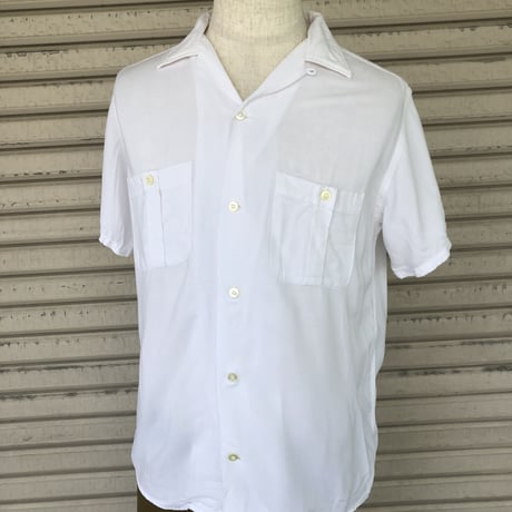 60's Hilton 刺繍シャツ