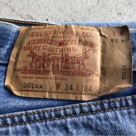 90's〜Levi's501  W34 淡色 ペンキ