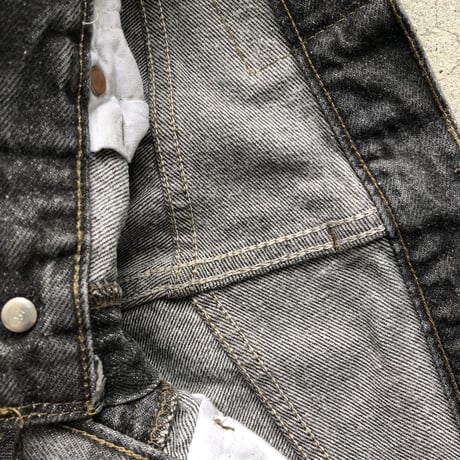 90's USA製 Levi's501 W29 先染めブラック