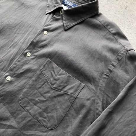 Ralph Lauren 無地シャツ 〝MARLOWE〟L  グレー