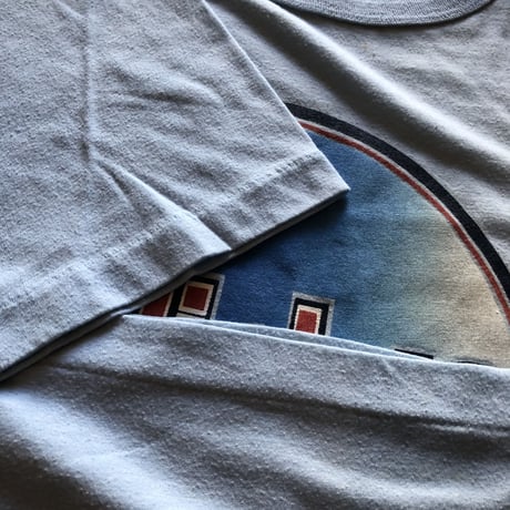 80's adidas プリントTシャツ