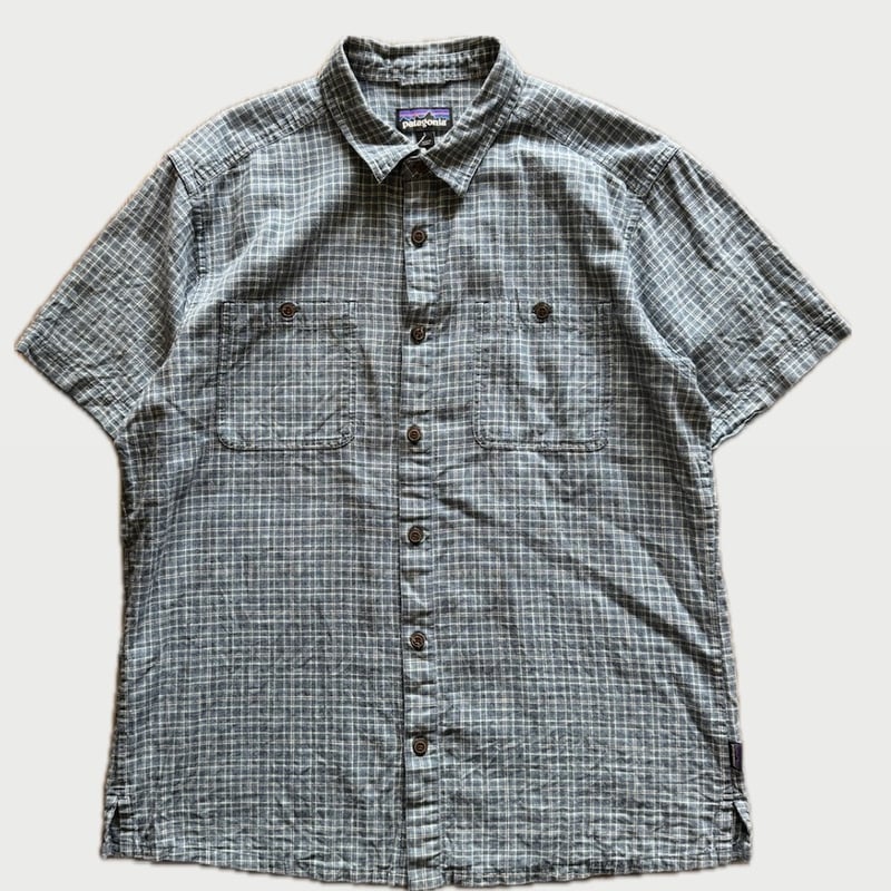Patagonia半袖チェックシャツ L | CUSTOM FEVER