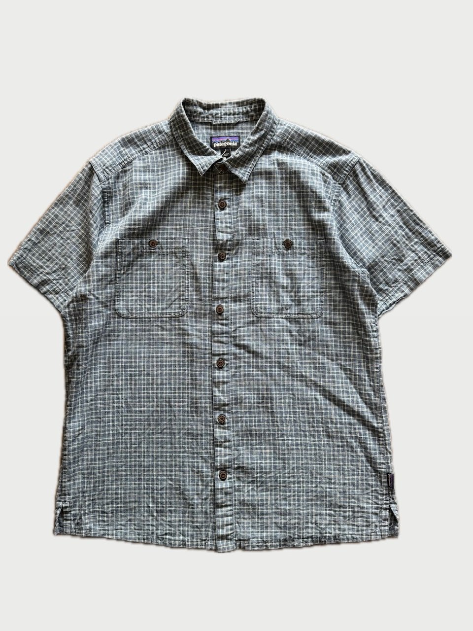 Patagonia半袖チェックシャツ L | CUSTOM FEVER