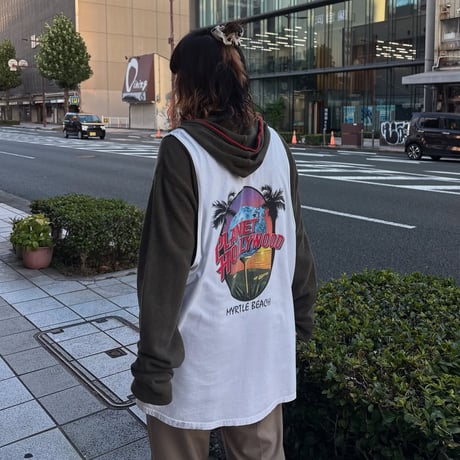 USA製 PLANET HOLLYWOOD バックプリントタンクトップ