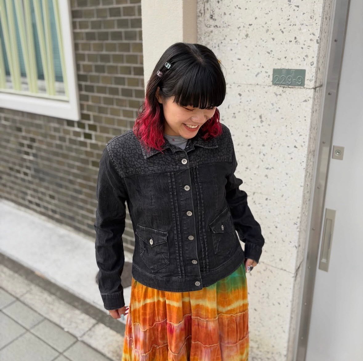 BEEDEN ヒョウ柄 クロップドデニムジャケット BEEDEN ヒョウ柄 クロップドデニムジャケット BEEDEN ヒョウ柄