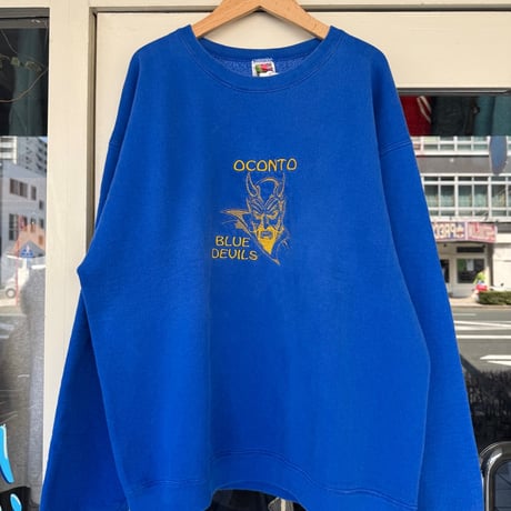 〜00's フルーツオブザルーム刺繍スウェット XL