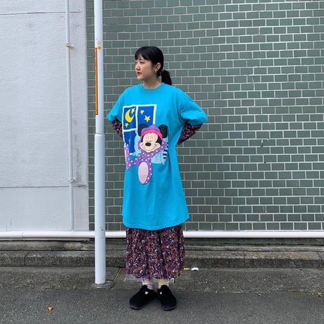 スリーピーMickeyTシャツワンピ