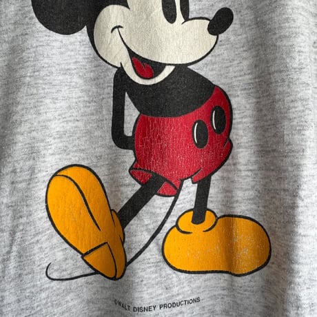 80's MICKEY プリントTシャツ XL