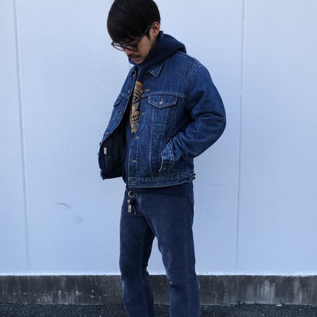 USA製Levi's71506-0316ブランケット付きデニムジャケット