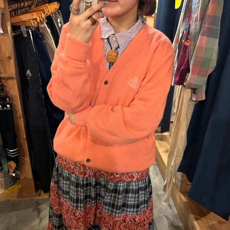 USA製 IZOD アクリルカーディガン