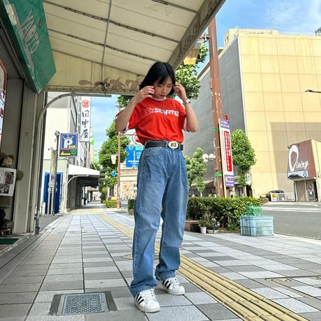 STARTER オレンジリンガーTシャツ